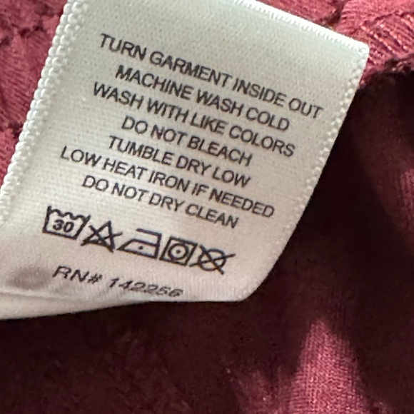 FIGS Technical Collection Burgundy Pants Scrubs Size S Hospital Work Nurse RN - Picture 8 of 8